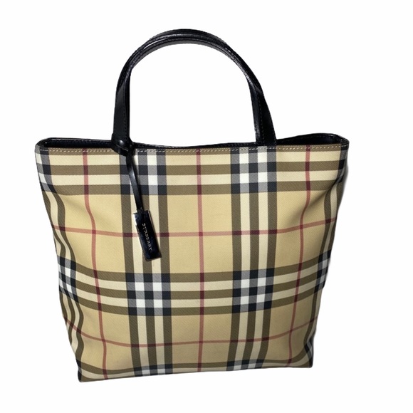 Burberry Handbags - Vintage Burberry Coated Canvas Nova check …